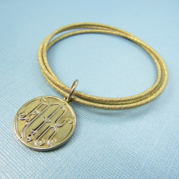 ARMANI A|X triple Bangle Charm Bracelet - Picture 5 of 5